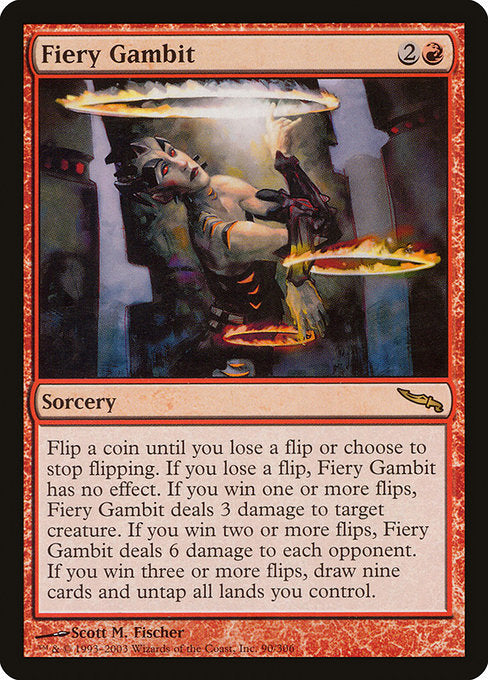 Fiery Gambit [Mirrodin] | Gear Gaming Bentonville