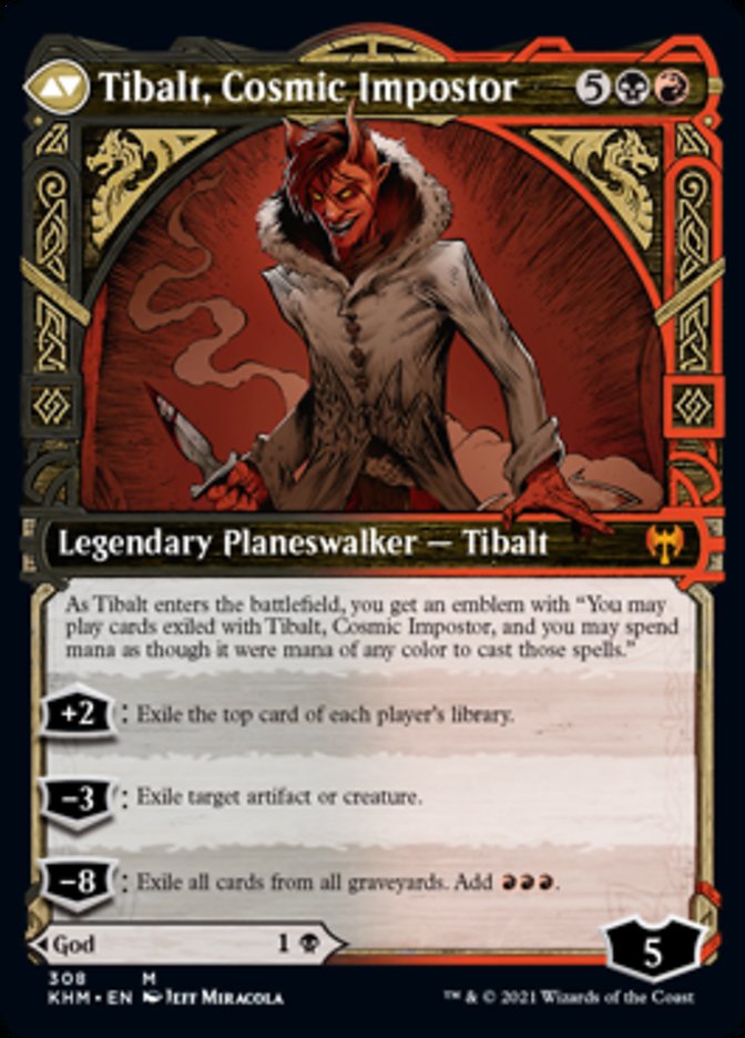 Valki, God of Lies // Tibalt, Cosmic Impostor (Showcase) [Kaldheim] | Gear Gaming Bentonville