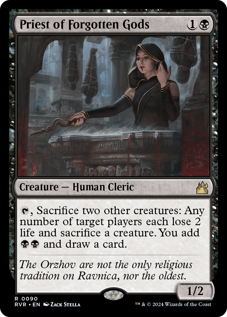 Priest of Forgotten Gods [Ravnica Remastered] | Gear Gaming Bentonville