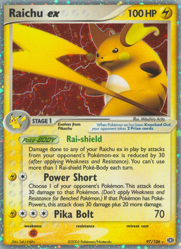 Raichu ex (97/106) [EX: Emerald] | Gear Gaming Bentonville