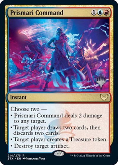 Prismari Command (Promo Pack) [Strixhaven: School of Mages Promos] | Gear Gaming Bentonville