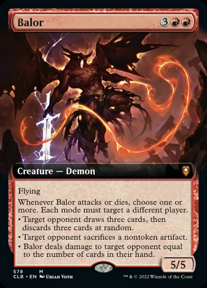 Balor (Extended Art) [Commander Legends: Battle for Baldur's Gate] | Gear Gaming Bentonville