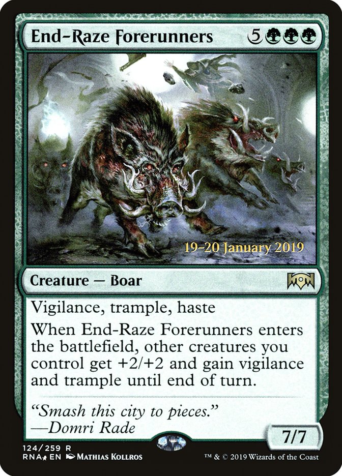 End-Raze Forerunners [Ravnica Allegiance Prerelease Promos] | Gear Gaming Bentonville