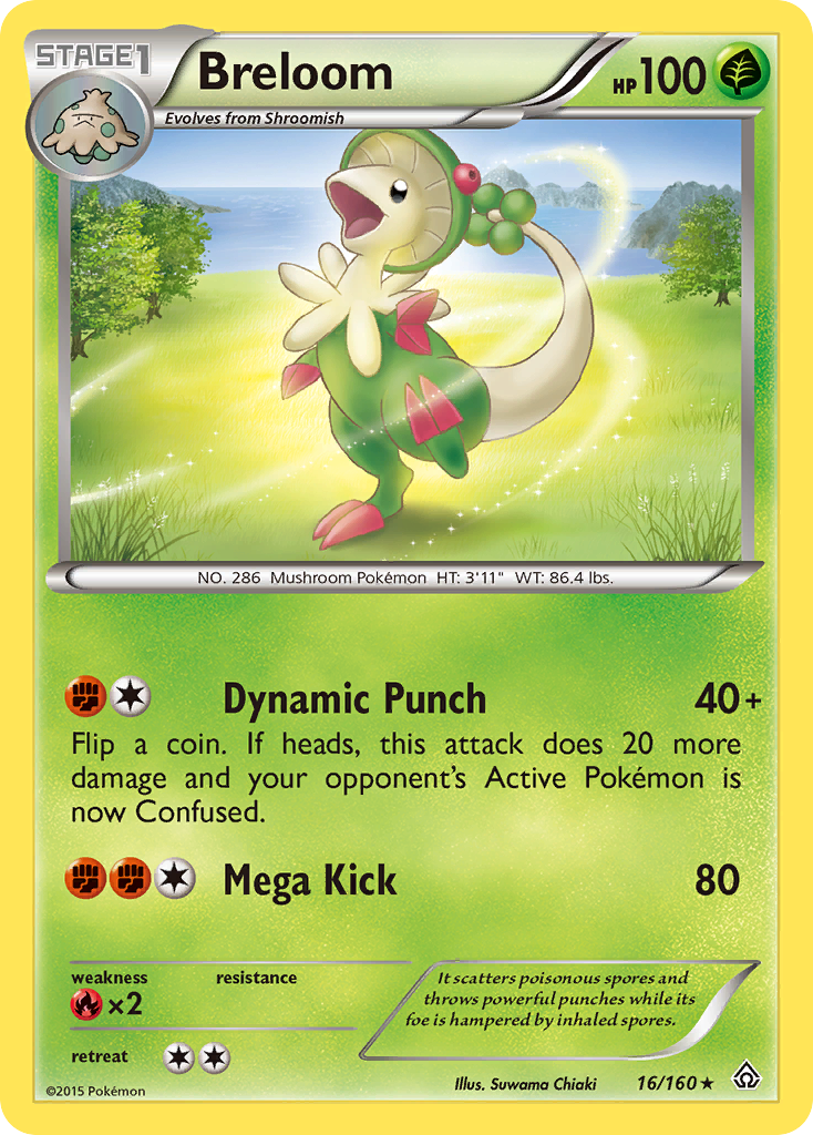 Breloom (16/160) [XY: Primal Clash] | Gear Gaming Bentonville