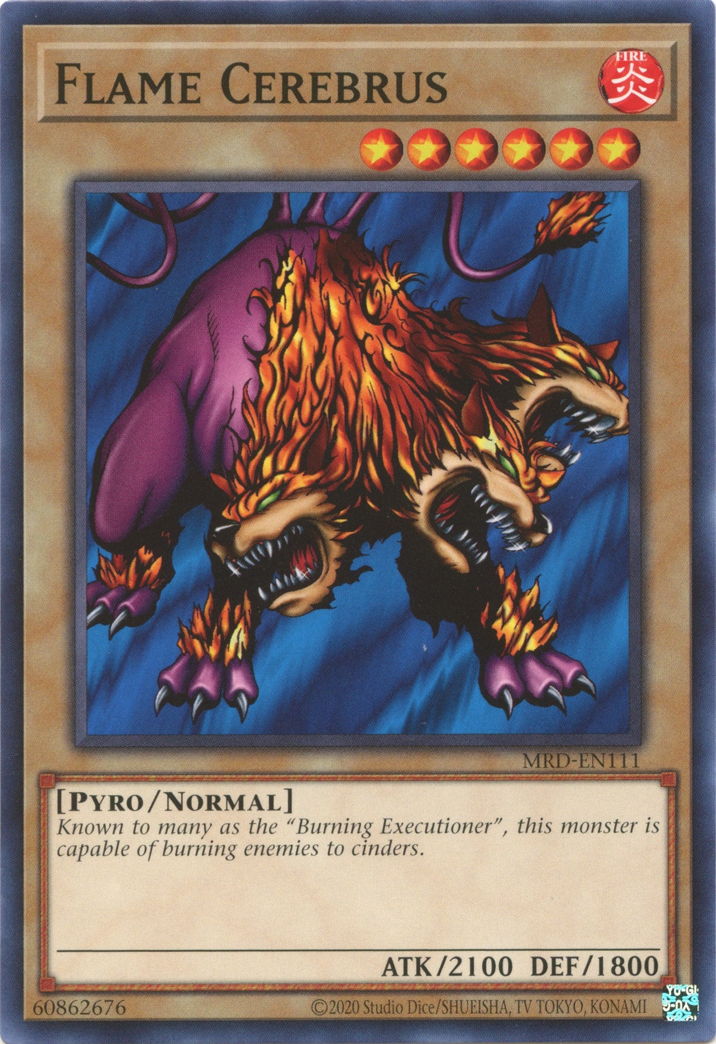 Flame Cerebrus (25th Anniversary) [MRD-EN111] Common | Gear Gaming Bentonville