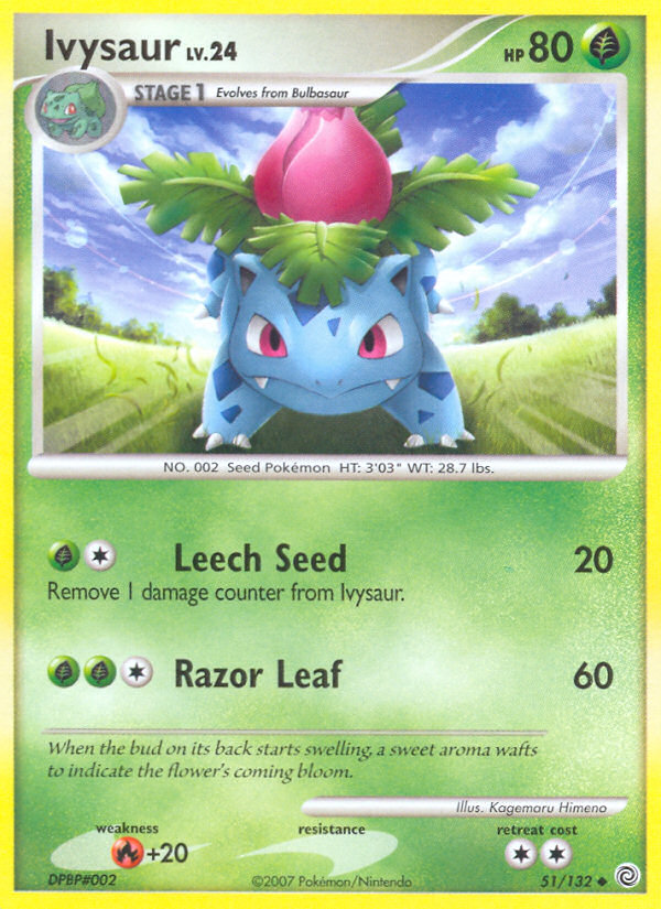 Ivysaur (51/132) [Diamond & Pearl: Secret Wonders] | Gear Gaming Bentonville