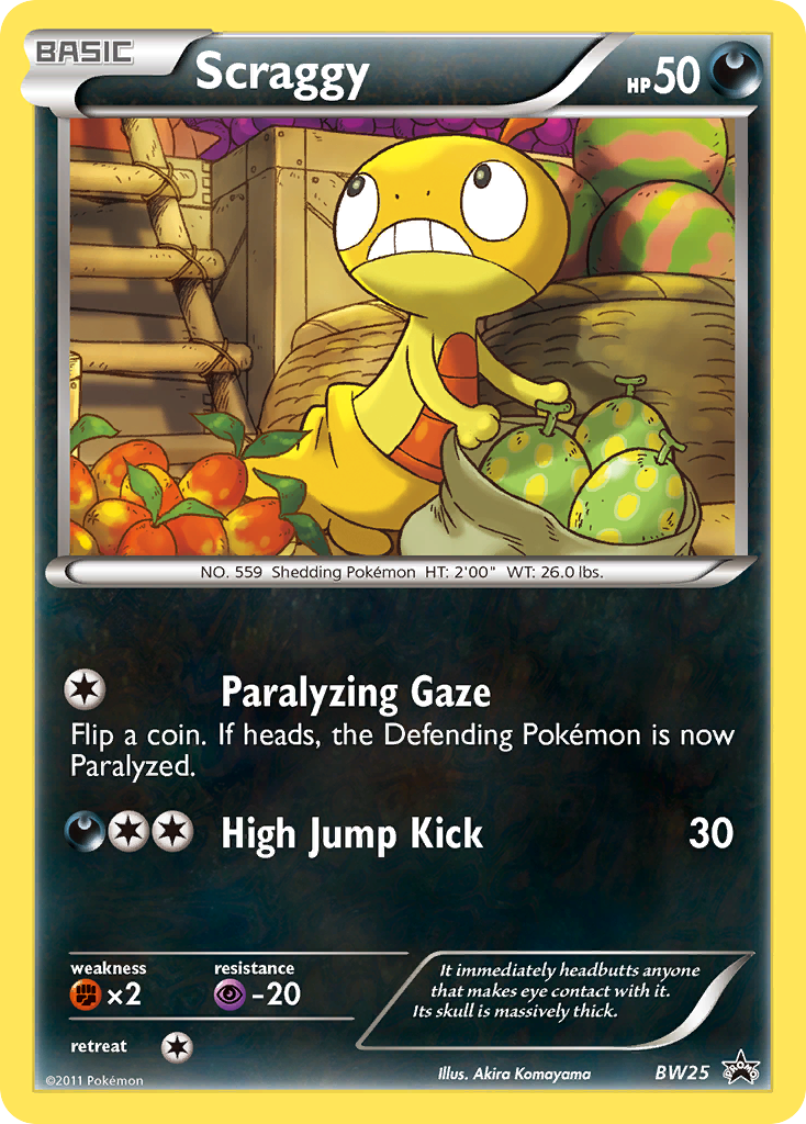 Scraggy (BW25) [Black & White: Black Star Promos] | Gear Gaming Bentonville