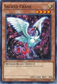 Sacred Crane [Super Starter: Space-Time Showdown Power-Up Pack] [YS14-ENA05] | Gear Gaming Bentonville