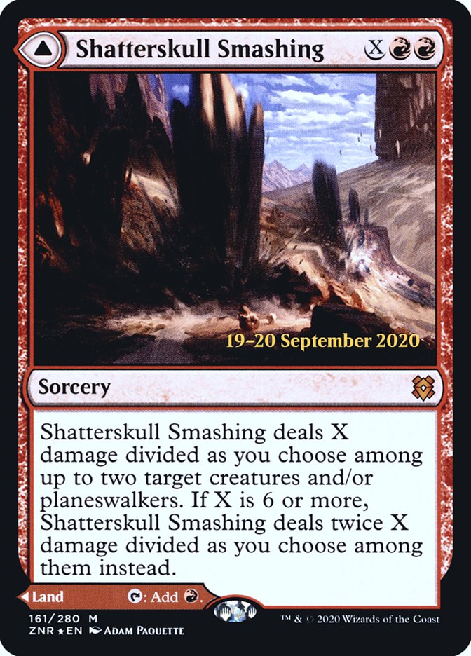 Shatterskull Smashing // Shatterskull, the Hammer Pass  [Zendikar Rising Prerelease Promos] | Gear Gaming Bentonville