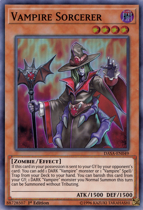 Vampire Sorcerer [DASA-EN049] Super Rare | Gear Gaming Bentonville