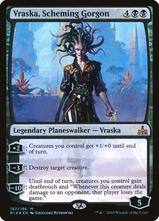 Vraska, Scheming Gorgon [Rivals of Ixalan] | Gear Gaming Bentonville