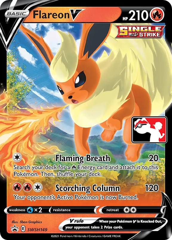 Flareon V (SWSH149) [Prize Pack Series One] | Gear Gaming Bentonville