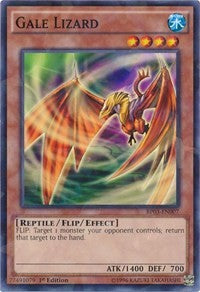 Gale Lizard (Shatterfoil) [Battle Pack 3: Monster League] [BP03-EN007] | Gear Gaming Bentonville