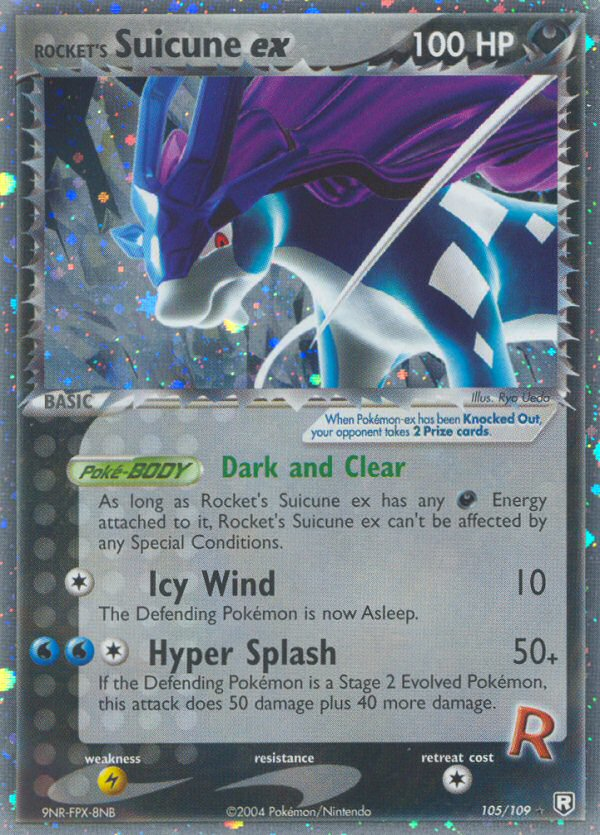 Rocket's Suicune ex (105/109) [EX: Team Rocket Returns] | Gear Gaming Bentonville