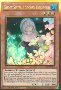 Ghost Sister & Spooky Dogwood (Alternate Art) [MAGO-EN013] Gold Rare | Gear Gaming Bentonville