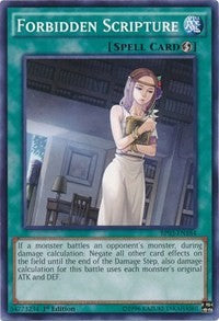 Forbidden Scripture [Battle Pack 3: Monster League] [BP03-EN184] | Gear Gaming Bentonville