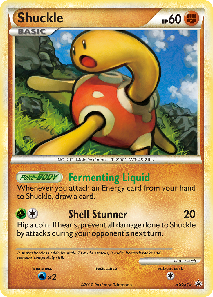 Shuckle (HGSS15) [HeartGold & SoulSilver: Black Star Promos] | Gear Gaming Bentonville