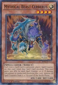 Mythical Beast Cerberus (Shatterfoil) [Battle Pack 3: Monster League] [BP03-EN018] | Gear Gaming Bentonville