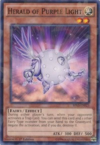 Herald of Purple Light (Shatterfoil) [Battle Pack 3: Monster League] [BP03-EN023] | Gear Gaming Bentonville