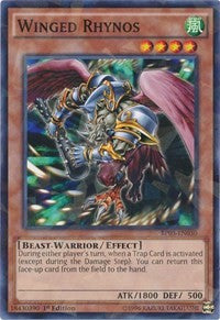 Winged Rhynos (Shatterfoil) [Battle Pack 3: Monster League] [BP03-EN030] | Gear Gaming Bentonville