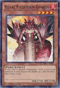 Royal Firestorm Guards (Shatterfoil) [Battle Pack 3: Monster League] [BP03-EN034] | Gear Gaming Bentonville