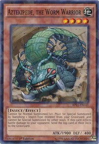 Aztekipede, the Worm Warrior (Shatterfoil) [Battle Pack 3: Monster League] [BP03-EN041] | Gear Gaming Bentonville