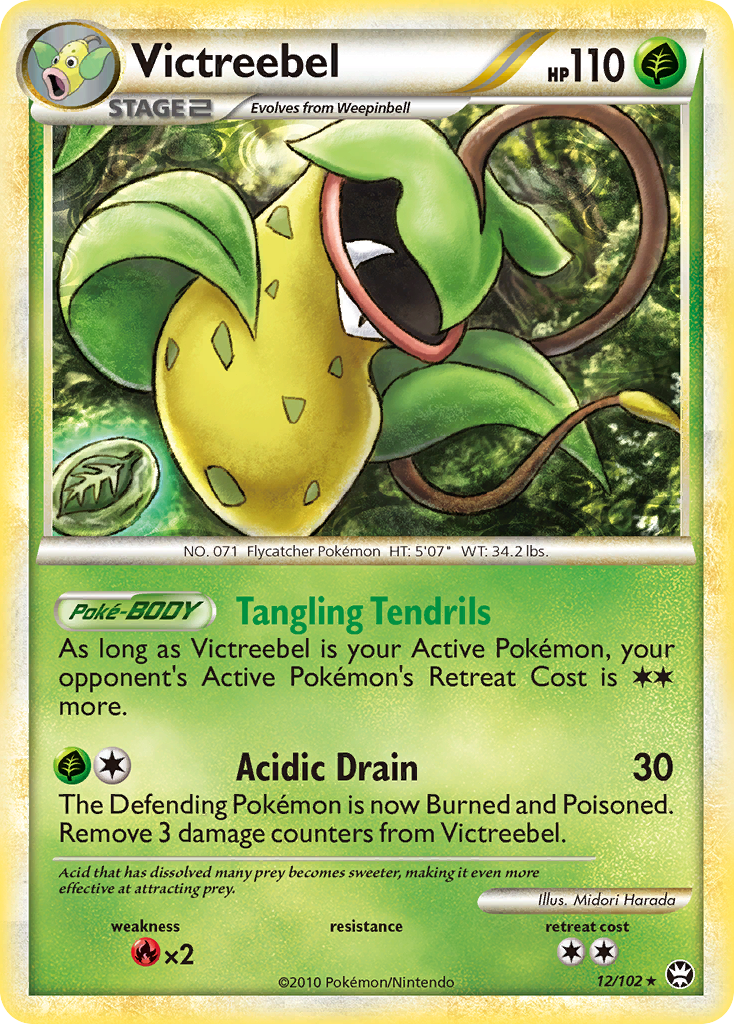 Victreebel (12/102) [HeartGold & SoulSilver: Triumphant] | Gear Gaming Bentonville