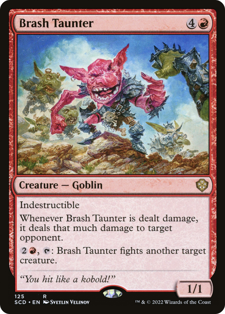 Brash Taunter [Starter Commander Decks] | Gear Gaming Bentonville