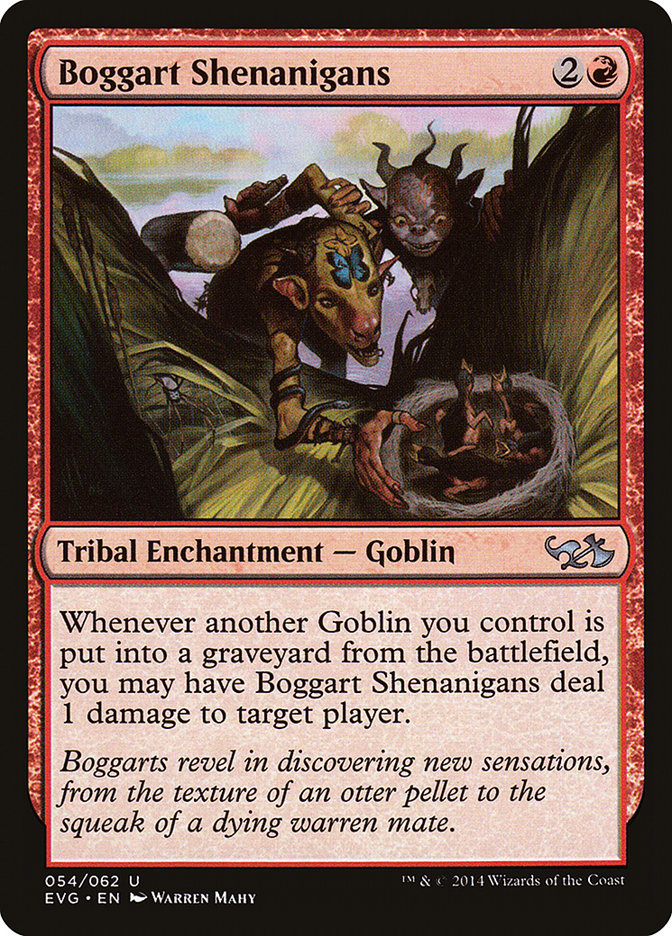 Boggart Shenanigans (Elves vs. Goblins) [Duel Decks Anthology] | Gear Gaming Bentonville