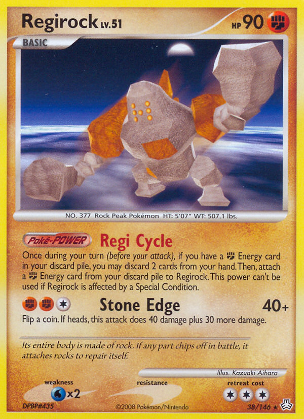 Regirock (38/146) [Diamond & Pearl: Legends Awakened] | Gear Gaming Bentonville