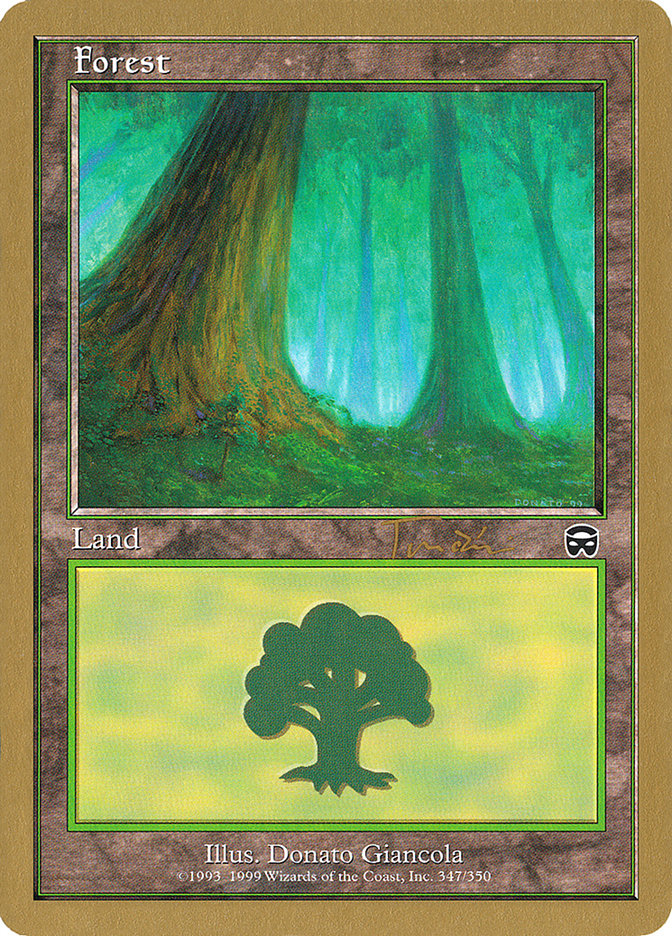 Forest (jt347a) (Jan Tomcani) [World Championship Decks 2001] | Gear Gaming Bentonville