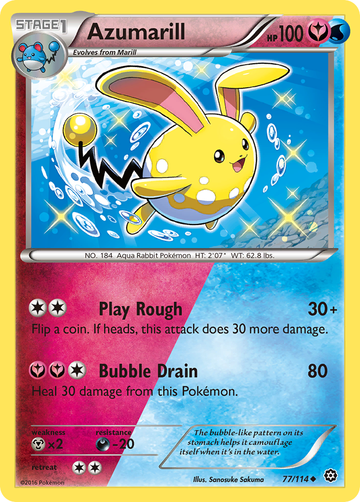 Azumarill (77/114) [XY: Steam Siege] | Gear Gaming Bentonville