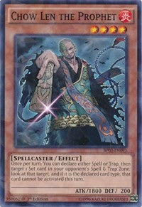 Chow Len the Prophet (Shatterfoil) [Battle Pack 3: Monster League] [BP03-EN093] | Gear Gaming Bentonville