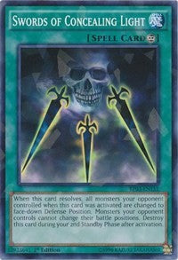 Swords of Concealing Light (Shatterfoil) [Battle Pack 3: Monster League] [BP03-EN151] | Gear Gaming Bentonville