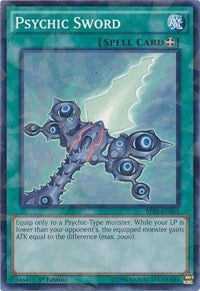 Psychic Sword (Shatterfoil) [Battle Pack 3: Monster League] [BP03-EN163] | Gear Gaming Bentonville