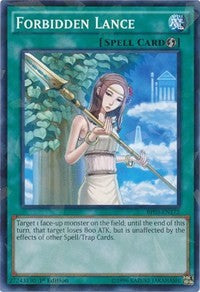Forbidden Lance (Shatterfoil) [Battle Pack 3: Monster League] [BP03-EN172] | Gear Gaming Bentonville
