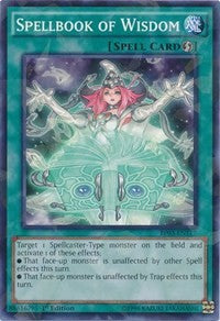 Spellbook of Wisdom (Shatterfoil) [Battle Pack 3: Monster League] [BP03-EN177] | Gear Gaming Bentonville