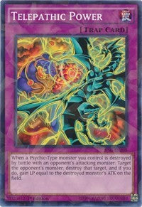 Telepathic Power (Shatterfoil) [Battle Pack 3: Monster League] [BP03-EN208] | Gear Gaming Bentonville