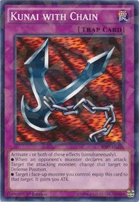 Kunai with Chain (Shatterfoil) [Battle Pack 3: Monster League] [BP03-EN210] | Gear Gaming Bentonville