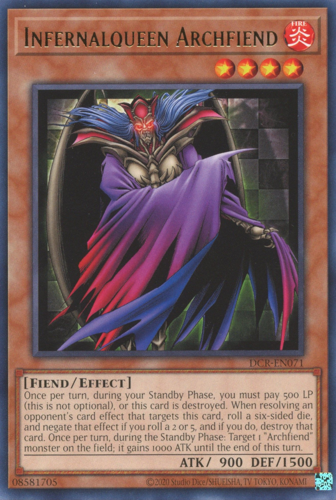 Infernalqueen Archfiend [DCR-EN071] Rare | Gear Gaming Bentonville