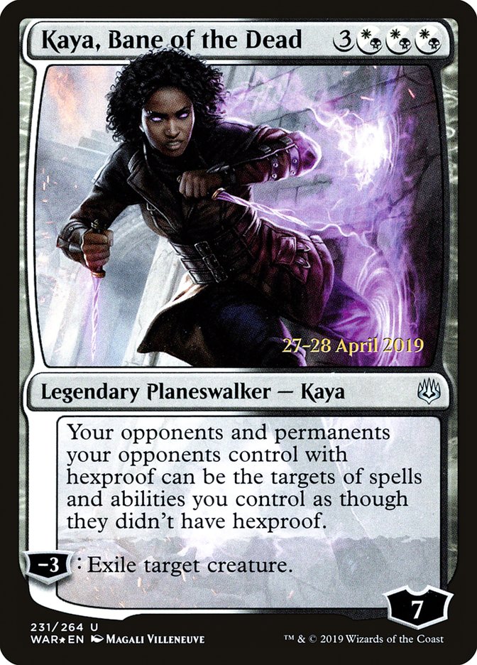 Kaya, Bane of the Dead  [War of the Spark Prerelease Promos] | Gear Gaming Bentonville