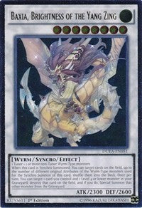 Baxia, Brightness of the Yang Zing (UTR) [Duelist Alliance] [DUEA-EN051] | Gear Gaming Bentonville