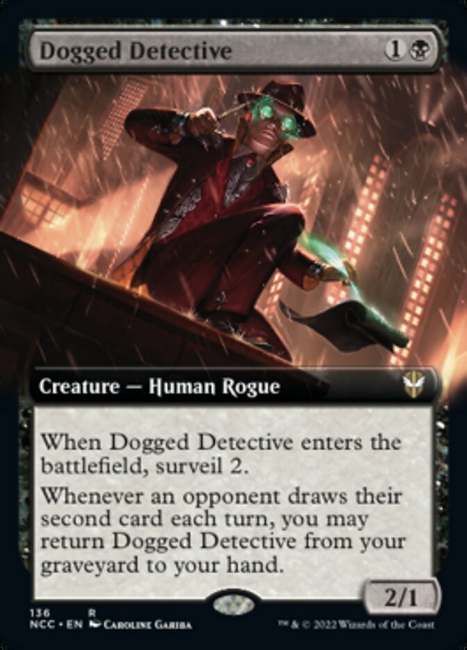 Dogged Detective (Extended Art) [Streets of New Capenna Commander] | Gear Gaming Bentonville