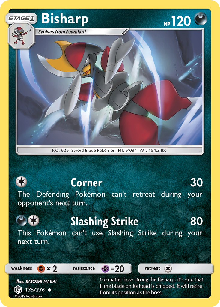 Bisharp (135/236) [Sun & Moon: Cosmic Eclipse] | Gear Gaming Bentonville