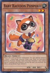 Baby Raccoon Ponpoko [2014 Mega-Tins Mega Pack] [MP14-EN136] | Gear Gaming Bentonville