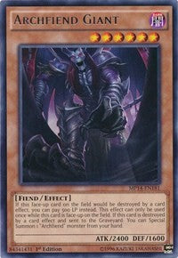 Archfiend Giant [2014 Mega-Tins Mega Pack] [MP14-EN181] | Gear Gaming Bentonville