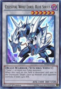 Celestial Wolf Lord, Blue Sirius [2014 Mega-Tins Mega Pack] [MP14-EN183] | Gear Gaming Bentonville