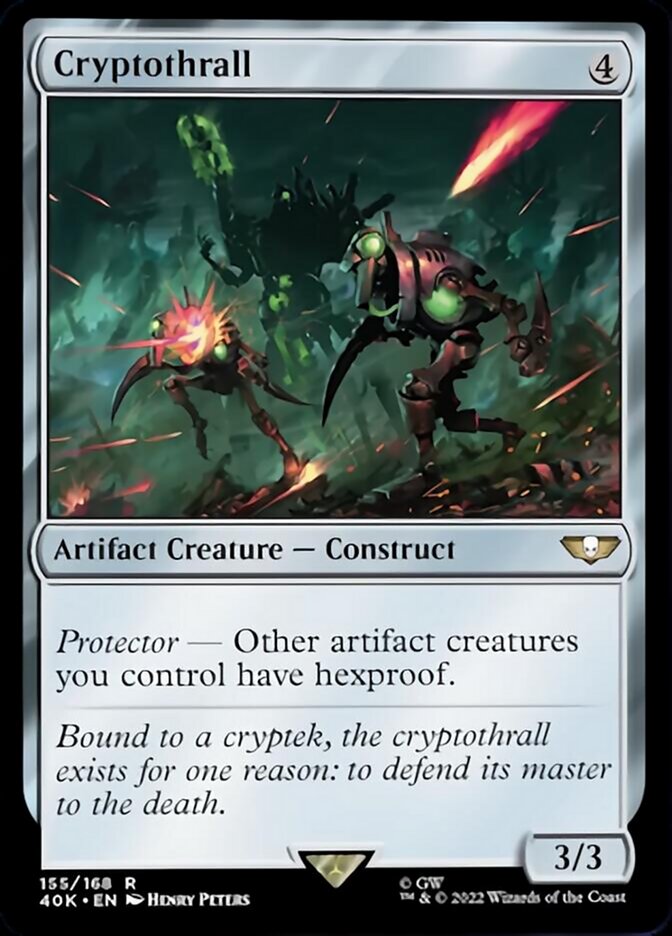 Cryptothrall (Surge Foil) [Universes Beyond: Warhammer 40,000] | Gear Gaming Bentonville