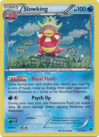 Slowking (21/122) (Cosmos Holo) [XY: BREAKpoint] | Gear Gaming Bentonville