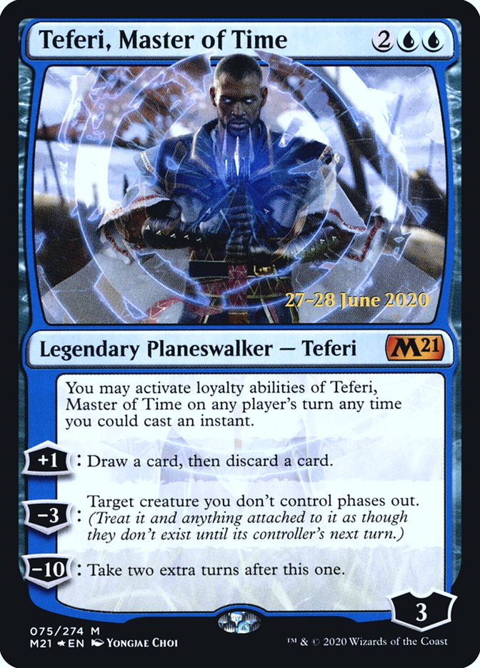 Teferi, Master of Time  [Core Set 2021 Prerelease Promos] | Gear Gaming Bentonville